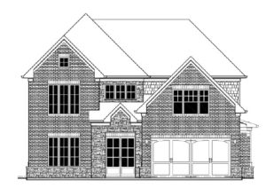 Gardenia floor plan new homes by Heatherland Homes in Atlanta, Marietta, Fairburn, Villa Rica Georgia