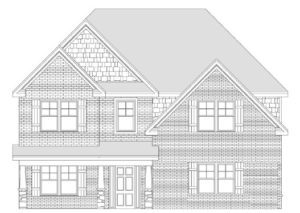 Stratford floor plan new homes Atlanta by Heatherland Homes