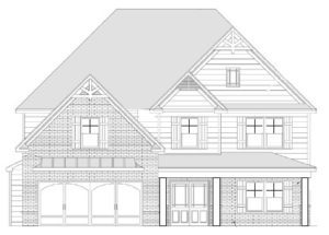 Cobalt floor plan new homes by Heatherland Homes in Atlanta, Marietta, Fairburn, Villa Rica Georgia