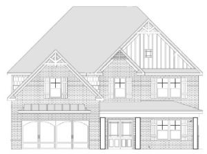 Cobalt floor plan new homes by Heatherland Homes in Atlanta, Marietta, Fairburn, Villa Rica Georgia