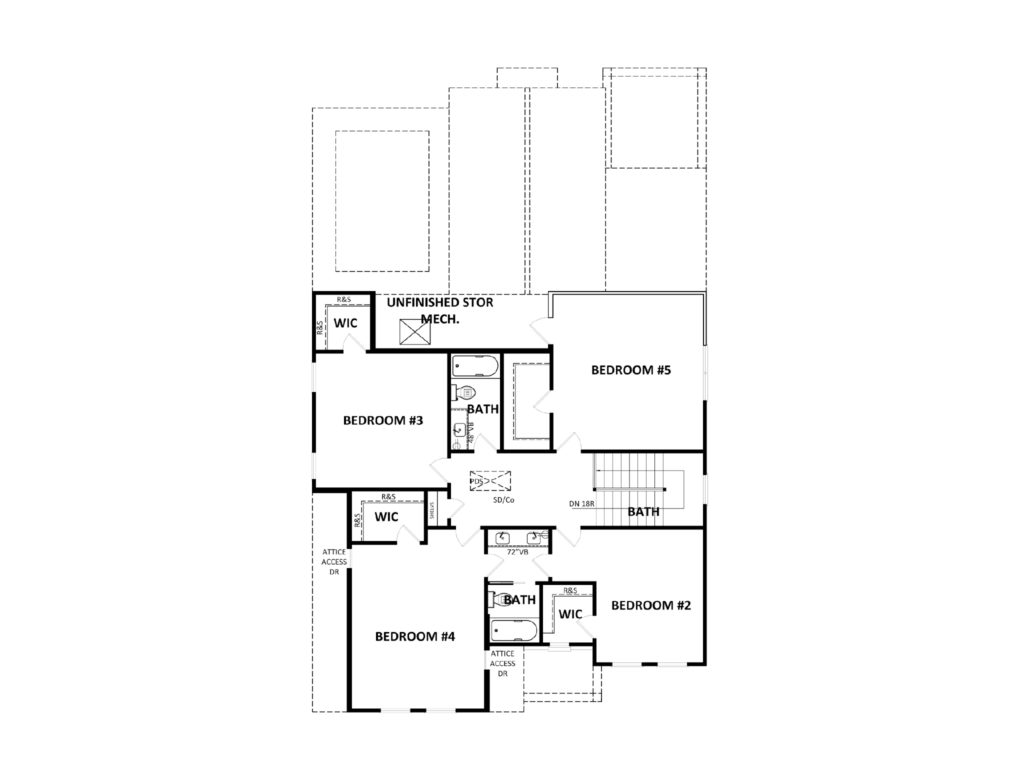 Sadie floor plan new homes by Heatherland Homes in Atlanta, Marietta, Fairburn, Villa Rica Georgia