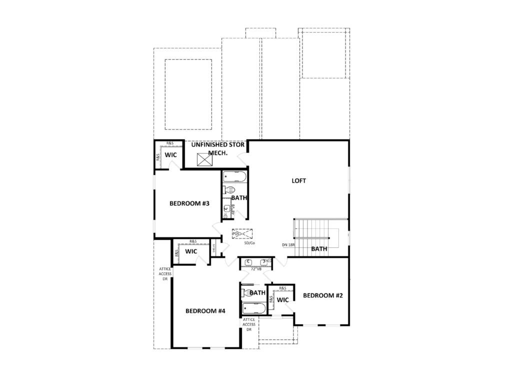 Sadie floor plan new homes by Heatherland Homes in Atlanta, Marietta, Fairburn, Villa Rica Georgia