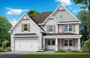 Cobalt floor plan new homes by Heatherland Homes in Atlanta, Marietta, Fairburn, Villa Rica Georgia