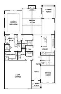 Sadie floor plan new homes by Heatherland Homes in Atlanta, Marietta, Fairburn, Villa Rica Georgia