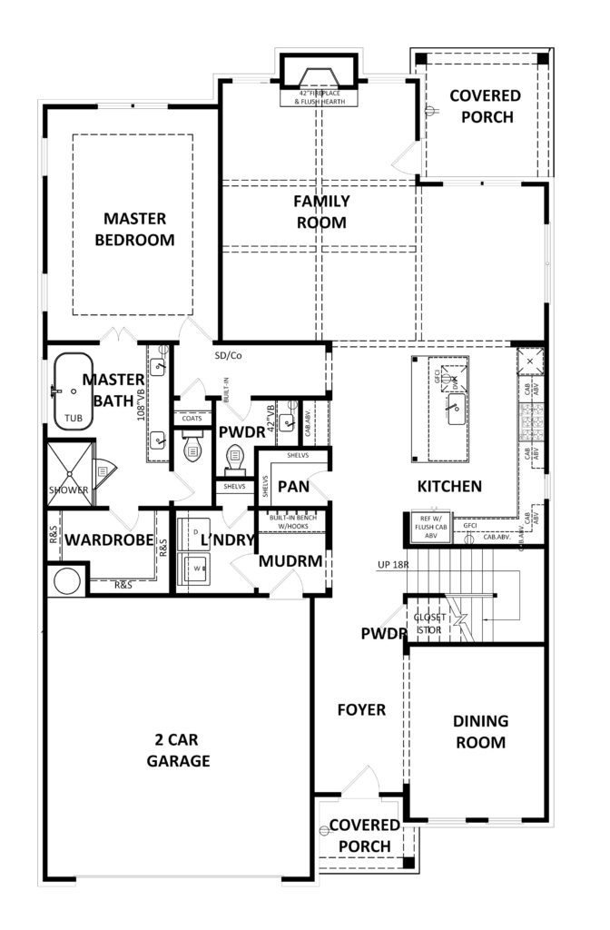 Sadie floor plan new homes by Heatherland Homes in Atlanta, Marietta, Fairburn, Villa Rica Georgia