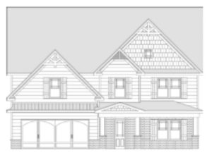 Cobalt floor plan new homes by Heatherland Homes in Atlanta, Marietta, Fairburn, Villa Rica Georgia