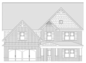 Cobalt floor plan new homes by Heatherland Homes in Atlanta, Marietta, Fairburn, Villa Rica Georgia
