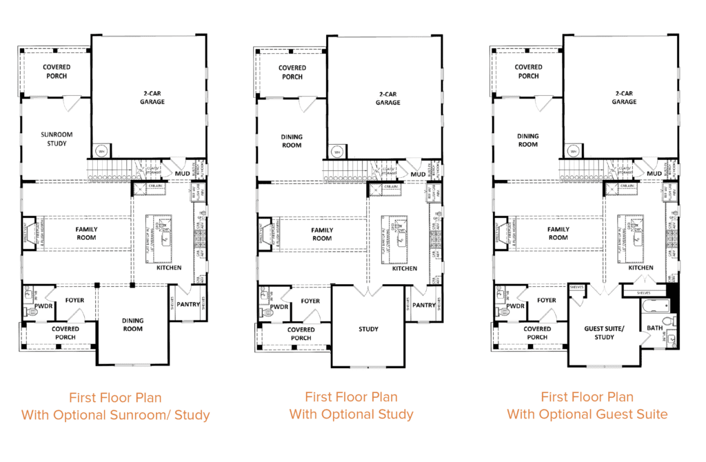 Manchester floor plan new homes Atlanta including Fairburn, East Cobb & Villa Rica, GA.