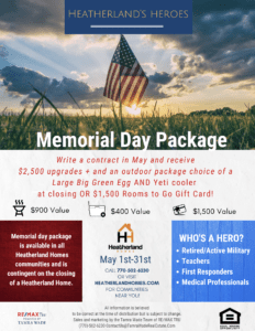 Heatherlands Heroes - Memorial Day Package