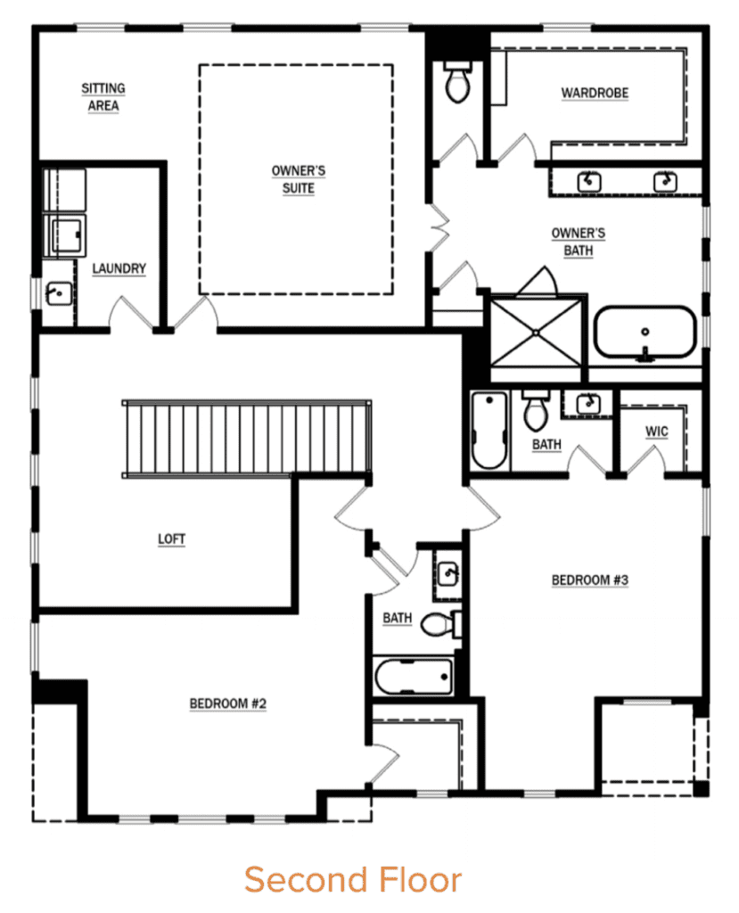 Screen Shot 2020-05-26 at 5.22.01 PM Carie floor plan new homes Atlanta including Fairburn, East Cobb & Villa Rica, GA.