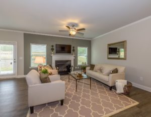 Shelly Model at Camden Lakes living room