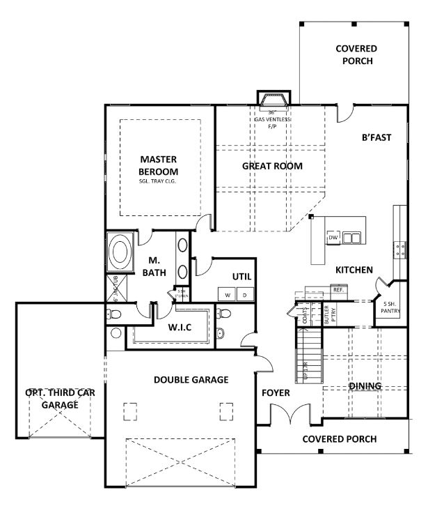 Wakefield II new home Atlanta by Heatherland Homes