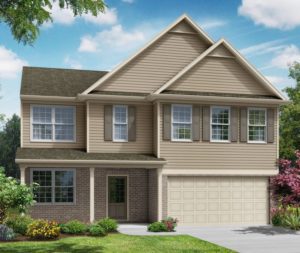 new home at Dodson Lake in Fairburn