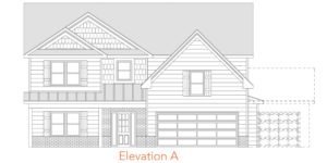 Gardenia floor plan new homes by Heatherland Homes in Atlanta, Marietta, Fairburn, Villa Rica Georgia