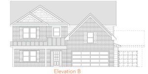 Gardenia floor plan new homes by Heatherland Homes in Atlanta, Marietta, Fairburn, Villa Rica Georgia