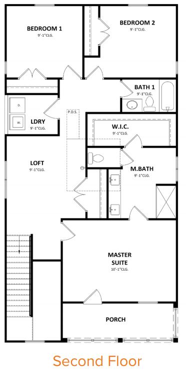 middleton 2nd floor