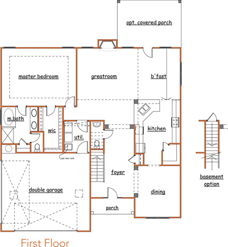 shelly-f1 Shelly floor plan new homes by Heatherland Homes in Atlanta, Marietta, Fairburn, Villa Rica Georgia