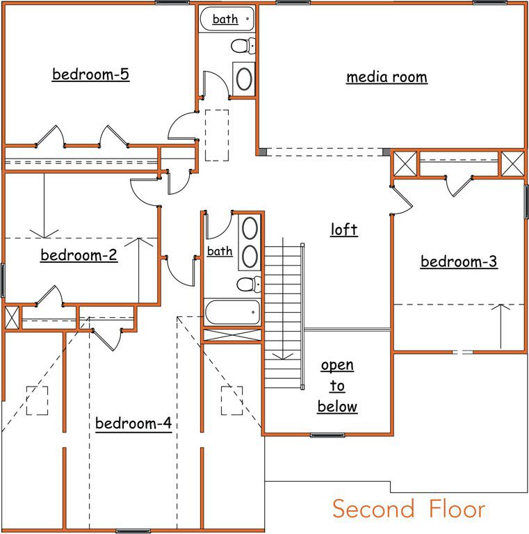stephen f2 Stephen floor plan new homes in Atlanta by Heatherland Homes