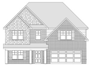 Stratford floor plan new homes Atlanta by Heatherland Homes
