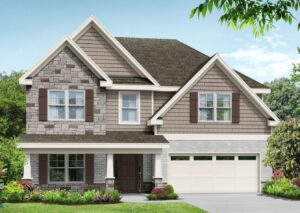 Stratford floor plan new homes Atlanta by Heatherland Homes