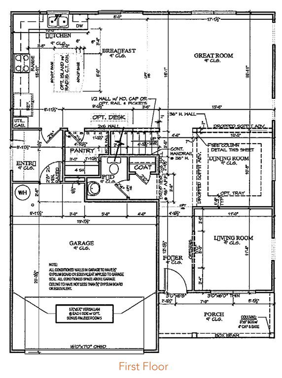 taylor-f1 Taylor floor plan new homes Atlanta by Heatherland Homes