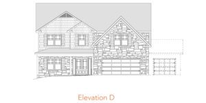 Wakefield elevation new home Atlanta by Heatherland Homes