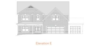 Wakefield elevation new home Atlanta by Heatherland Homes